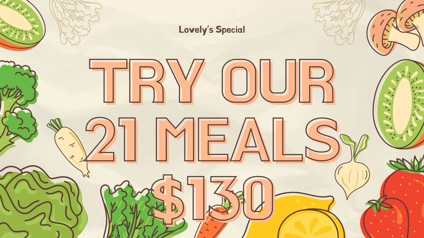 lovelys meal plan 21 Meals Plan