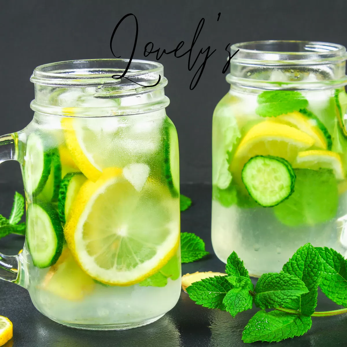 lovely's Cucumber Lemonade 1/2 Gallon
