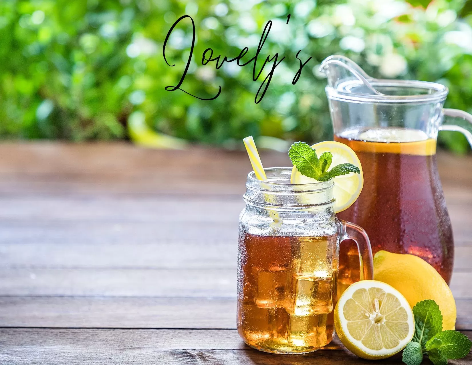 lovelys meal plan Peach-Mango Iced Tea 1/2 Gallon