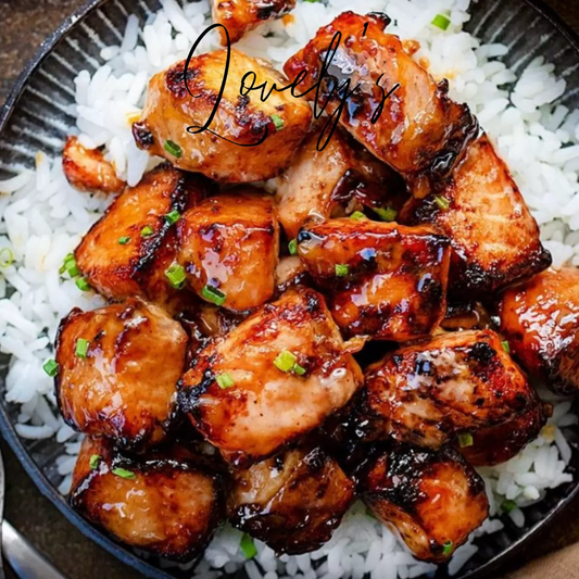 Salmon bite bowls